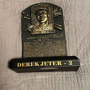 Derek Jeter Plaque